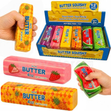 іграшка-антистрес сквіш Butter масло фрукти 14см.  712367  (12/288)