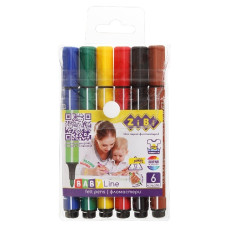 фломастери Zibi Jumbo  6кол. Baby Line  ZB.2806  (12/288)