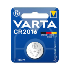 батарейка Varta CR2016 таблетка 1шт. на бліст.  (10/100)