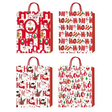 пакет подар. Buromax паперовий новорічний 18х23х8см., тиснення фольгою  ВМ.2000168  (12/720)