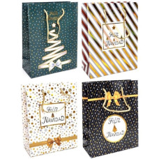 пакет подар. Buromax паперовий 31х42х12см., тиснення фольгою  ВМ.2000183  (12/360)