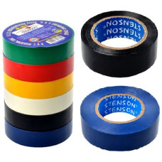ізоляційна стрічка Stenson ПВХ 20м. синя/чорна/асорті  МН-0024/0025  (400)
