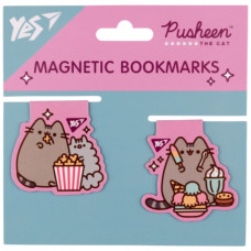 закладки магнітні YES "Pusheen candy" набір 2шт.  708105  (50/500)