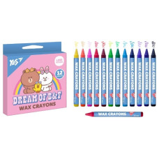 крейда воскова YES Line Friends 12кол.  590141  (30/240)