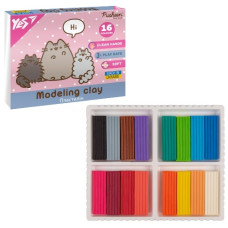 пластилін YES 16кол./320гр. "Pusheen"  540694  (14)
