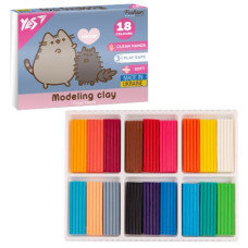 пластилін YES 18кол./360гр. "Pusheen"  540695  (14)