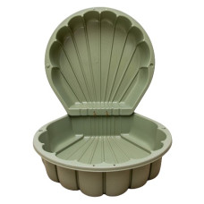 пісочниця-басейн "Мушля" Doloni-toys сіро-зелена 80,8х80,1х20,2см.  01236/03есо