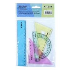набір вимір. прил. Kite (лін. 15см. +2 трик. + тр-р)  К17-281  (24/288)