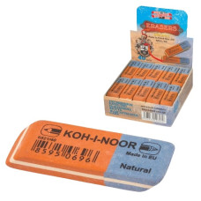 гумка K-I-N 6521/40 комбінована червоно/синя (уп.-40шт.) Blue Star  (40/320)