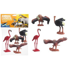 птахи 4шт. в кул. 16,5х24см.  F2205  (84/168)