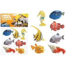 морські мешканці 7шт. в кул. 16,5х24см.  F2212  (84/168)