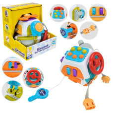 брязкальце 13х14см., тактильне, рухливі частини, в кор. 14х15х14см.  PL-724-77  (60)