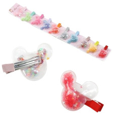 качечка для волосся з наповнювачем "Міккі"  01-03-69-2 (Р12-1)  (10)