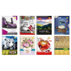 зошит на спіралі Апельсин  В5/120арк. карт. обл.  Б-ЛВ5-120  (8)