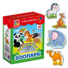 набір магнітів "Мій маленький світ. Зоопарк" Vladi Toys  VT3106-10