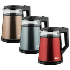 чайник електричний Raf 1,8л. дисковий, скляний, 2000Вт  7815  (12)