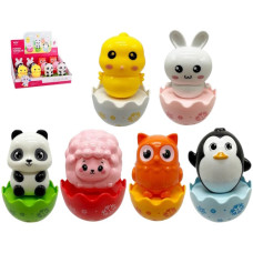 неваляшка тваринка 8см., 12шт. в диспл. 26х9х19см.  657-55  (216)