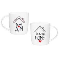 чашка Kvarta 360мл. "Ти мій дім" в подар. кор.  1807  (9)