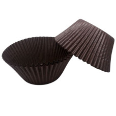 форма для випікання пергаментна Тарталетка кругла коричнева 55х42,5мм.  140  (100)