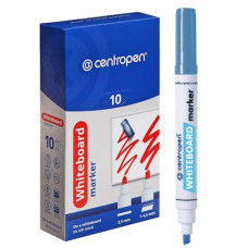 маркер Centropen 8569 для магнітноі дошки клиноподібний синій  (10/200)