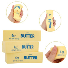 іграшка-антистрес сквіш Butter масло жовте 14см.  712373  (12/288)