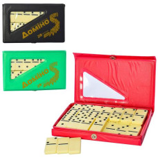 доміно в пеналі на кнопці 5,7х18,5х38,3см.  М 0002  (100)