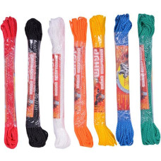 шнур поліпропіленовий кручений кольоровий 5мм.х15м.  В-22  (8/200)