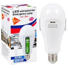лампочка акумуляторна (LED-лампа) 20Вт, Е27, 6500К, 5000mAh  FAE-3920  (100)