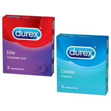 презервативи Durex Elite/Classic 3шт.  (12)
