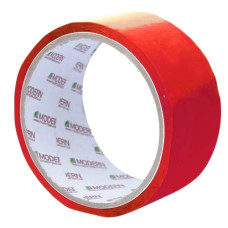 стрічка клейка Модерн-пак червона 48мм./ 50м.  45мкр.  (6/90)