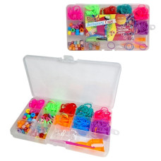 набір гумок для плетіння в кор. 17х9,5см.  037-157