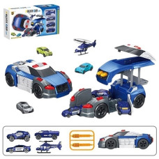 ігровий набір машина з машинками в кор. 37,4х10,2х19,5см.  Р976-А  (24)