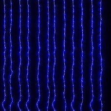 електрогірлянда водоспад 200 LED 2х2м., синій колір  1520-02