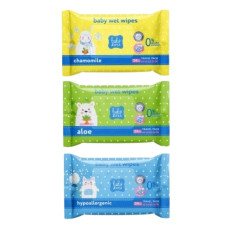 серветки вологі Baby Zaya  24шт. алое/гіпоалергенні/ромашка  (22)