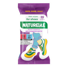 серветки вологі Naturelle для очищення взуття 15шт.  (16)