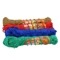 шнур поліпропіленовий в`язаний пустотілий 4мм./20м.  ШБВ-4/20  (200)