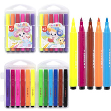 фломастери Mouse "Water color pen"  12кол. в пласт. упак.  204-12  (108)