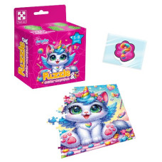 гра розвиваюча пазли із сюрпризом "Котик-єдиноріжка" Vladi Toys  VT8030-07
