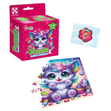 гра розвиваюча пазли із сюрпризом "Кольорове кошеня" Vladi Toys  VT8030-12