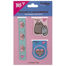 закладки магнітні YES "Pusheen" набір 3шт.  708349  (10/50/250)