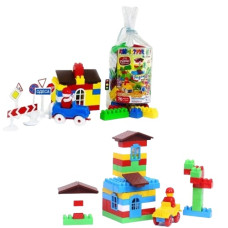 конструктор BAMSIC №1 70 дет. у вініловому тубусі  115/8  (20)