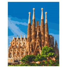 картина за номер. Art Craft 40х50см. "Саграда Фамілія. Барселона"  11230-АС