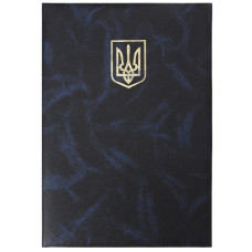 тека Buromax адресна "Герб" балакрон, синя  ВМ.3571-02  (1/10)