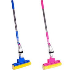 швабра з подвійним віджиманням 106см., губка 27см., d-6см.  Х2-225/86361  (38)