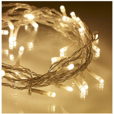 електрогірлянда 200 ламп LED, прозорий шнур,  8функц., золоте cвітло  RV-5 G  (100)
