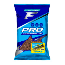 прикормка Flagman Pro Лин/Карась Творог 1кг.  FLGRB0005