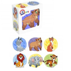 кубики 4шт. "Дикі тварини" 1820 Техн  (22)