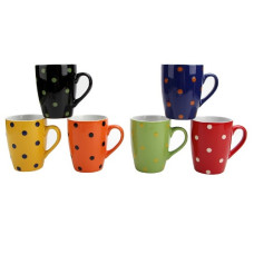 кухоль порцеляновий 340мл. Горох mix  KW 137  (6/36)