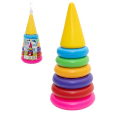 пірамідка-1 25см. 6 кілець  017  (20)