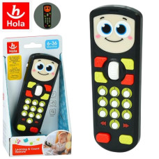 пульт 16,5х6х3см. муз., звук, світло, цифри, на бат. в кор. 11,5х22х5,5см.  НЕ8969  (36)